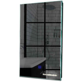 Specchio LED Verticale | Pulsante touch | Luce bianca neutra - Reyze Serie Motivated Modello 7